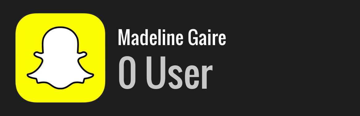 Madeline Gaire snapchat