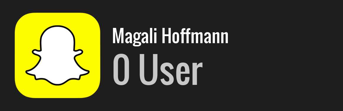 Magali Hoffmann snapchat