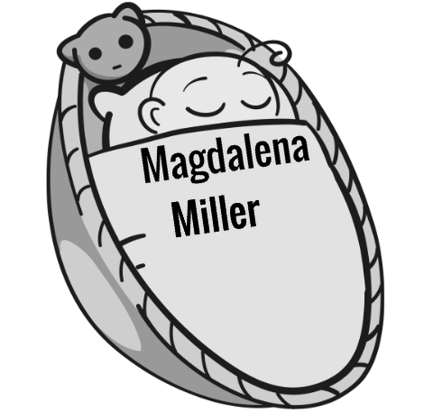 Magdalena Miller sleeping baby