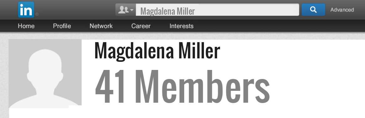 Magdalena Miller linkedin profile
