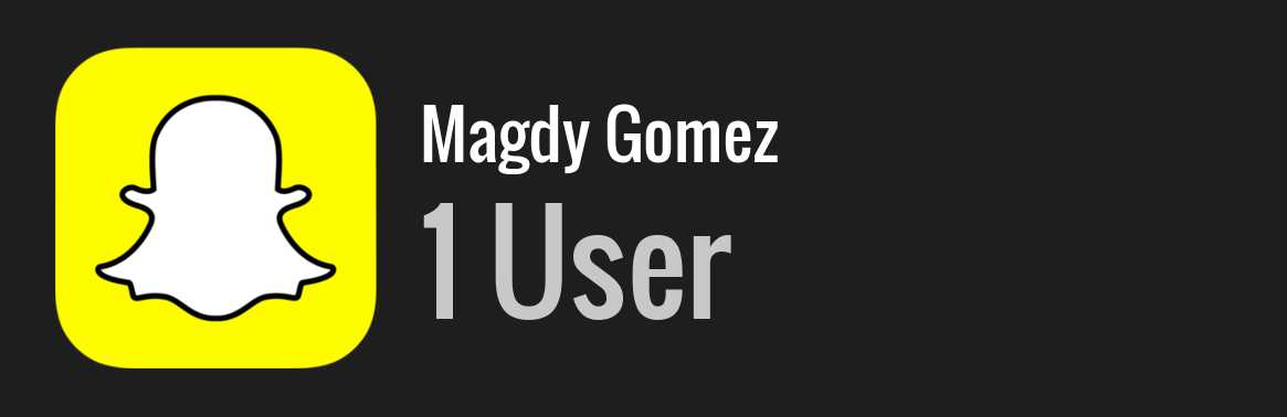 Magdy Gomez snapchat