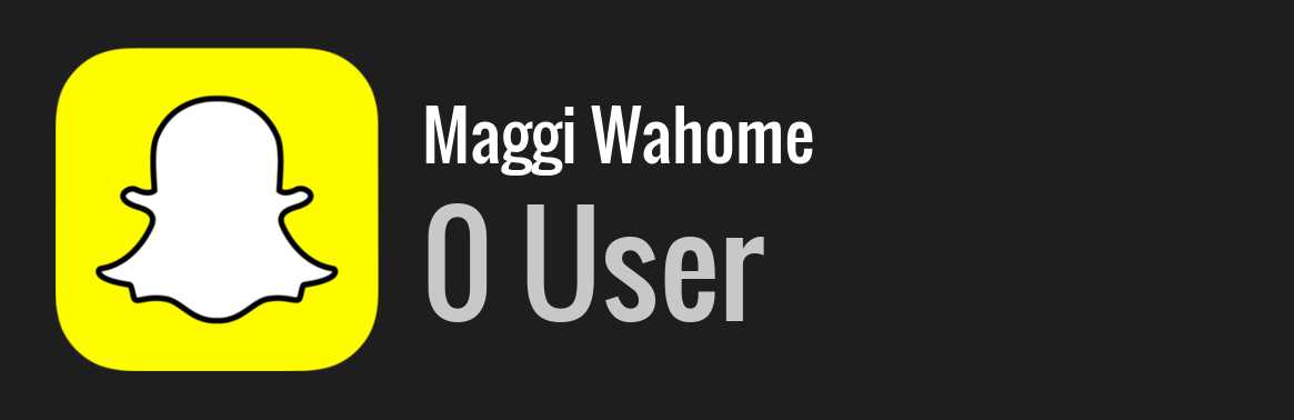 Maggi Wahome snapchat