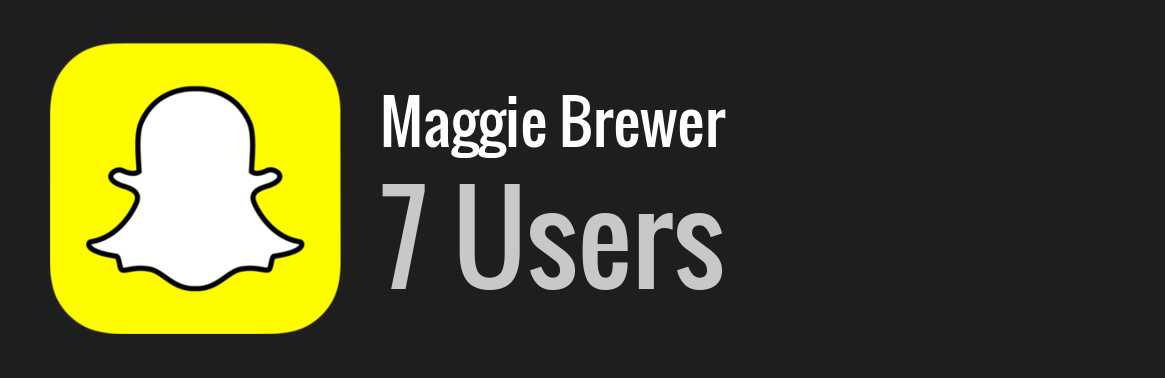 Maggie Brewer snapchat