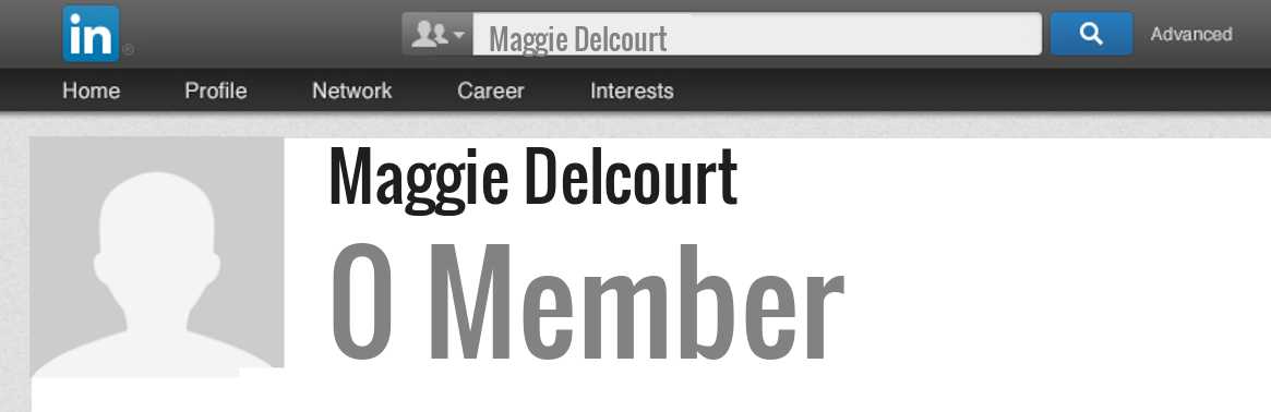 Maggie Delcourt linkedin profile
