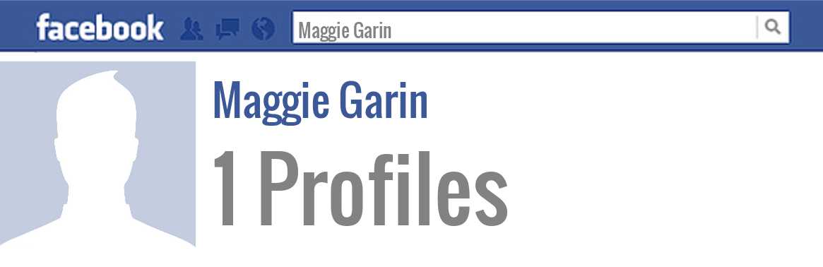 Maggie Garin facebook profiles