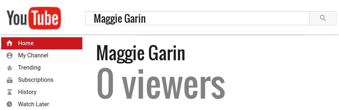 Maggie Garin youtube subscribers