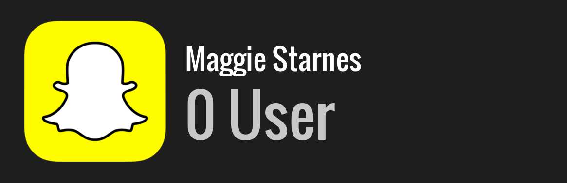 Maggie Starnes snapchat