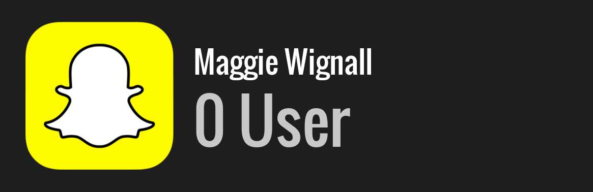 Maggie Wignall snapchat