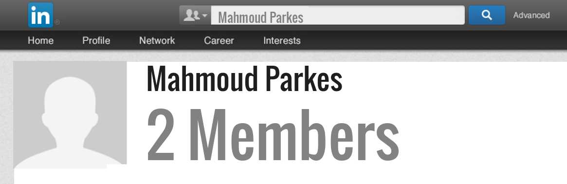Mahmoud Parkes linkedin profile