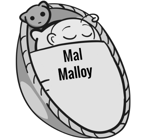 Mal Malloy sleeping baby
