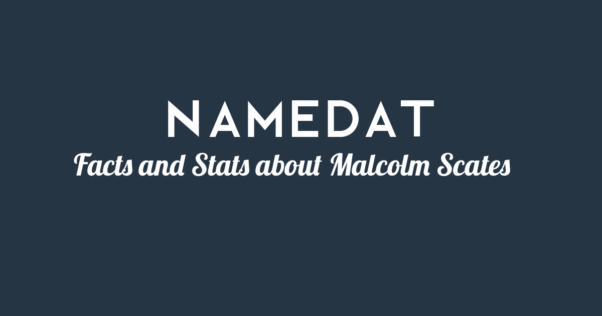 Malcolm Scates: Background Data, Facts, Social Media, Net Worth and more!