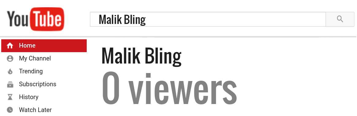 Malik Bling youtube subscribers