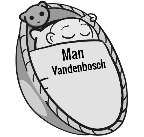 Man Vandenbosch sleeping baby