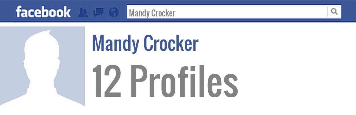 Mandy Crocker facebook profiles