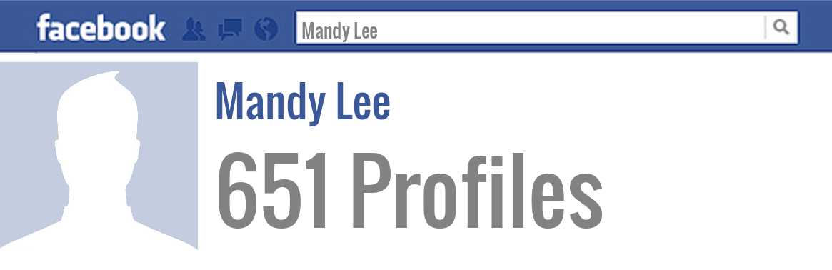 Mandy Lee facebook profiles
