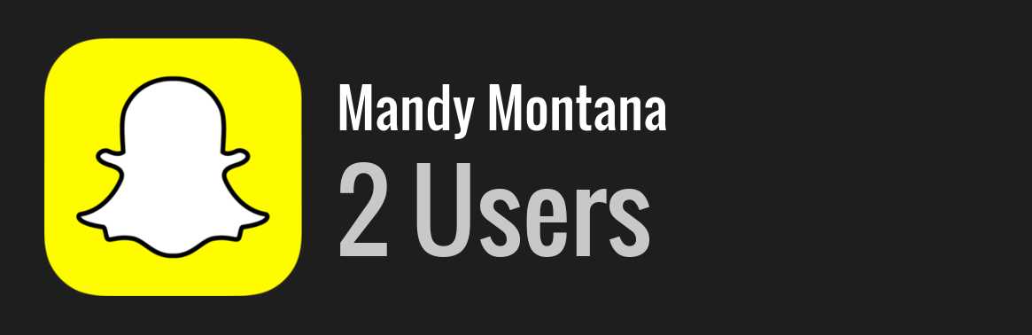 Mandy Montana snapchat