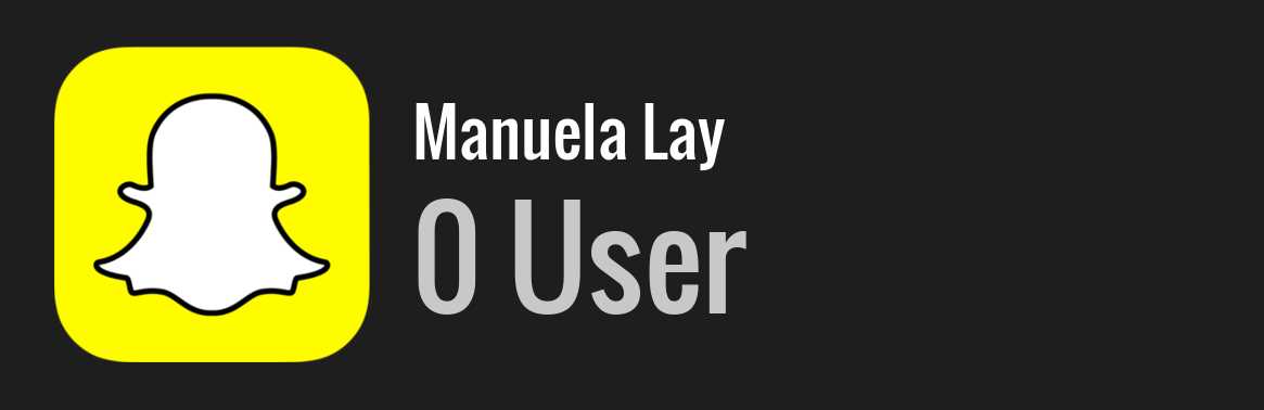 Manuela Lay snapchat