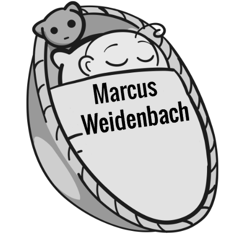 Marcus Weidenbach sleeping baby