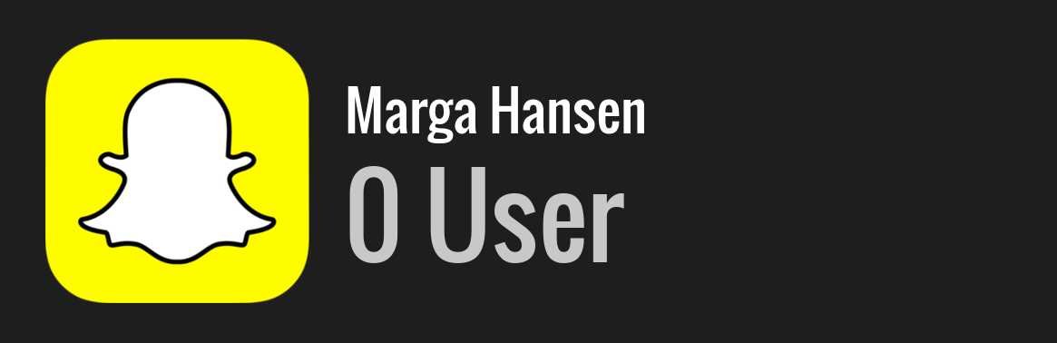 Marga Hansen snapchat