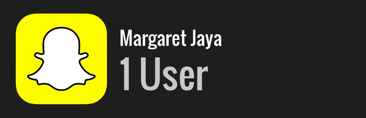 Margaret Jaya snapchat