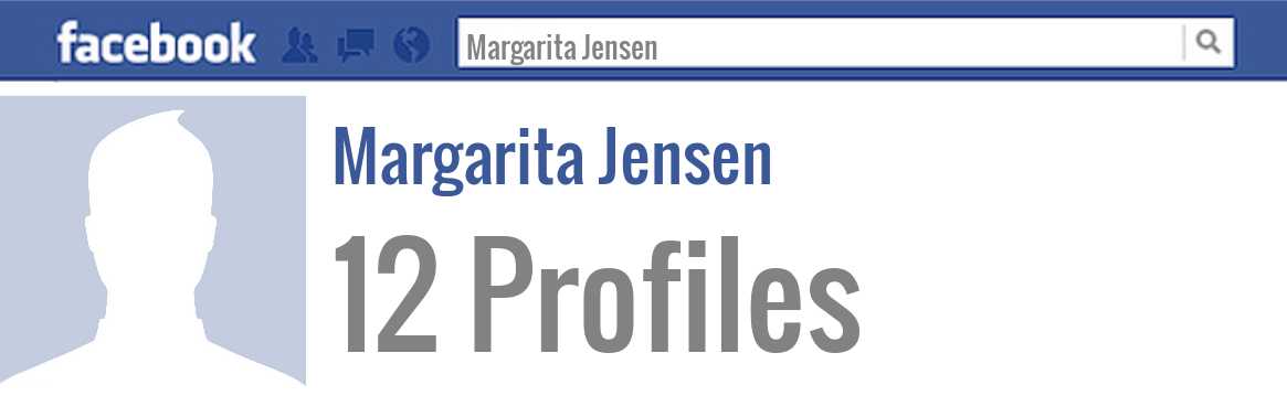 Margarita Jensen facebook profiles