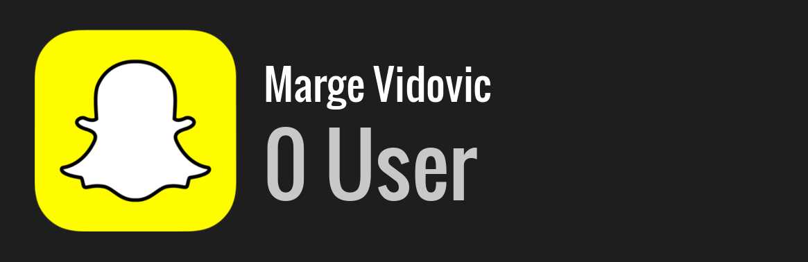 Marge Vidovic snapchat