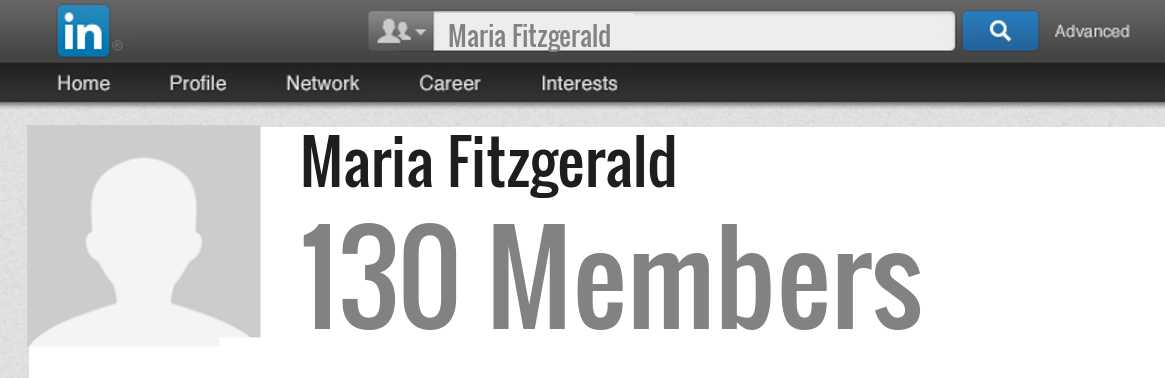 Maria Fitzgerald linkedin profile