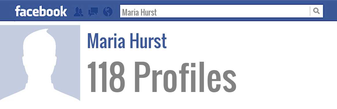 Maria Hurst facebook profiles