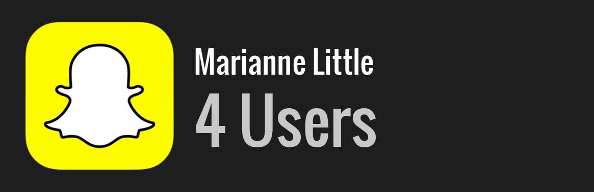 Marianne Little snapchat