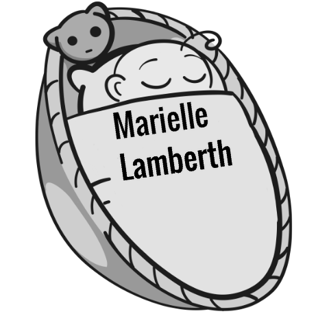 Marielle Lamberth sleeping baby