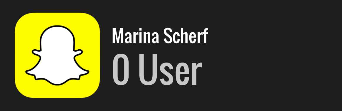 Marina Scherf snapchat