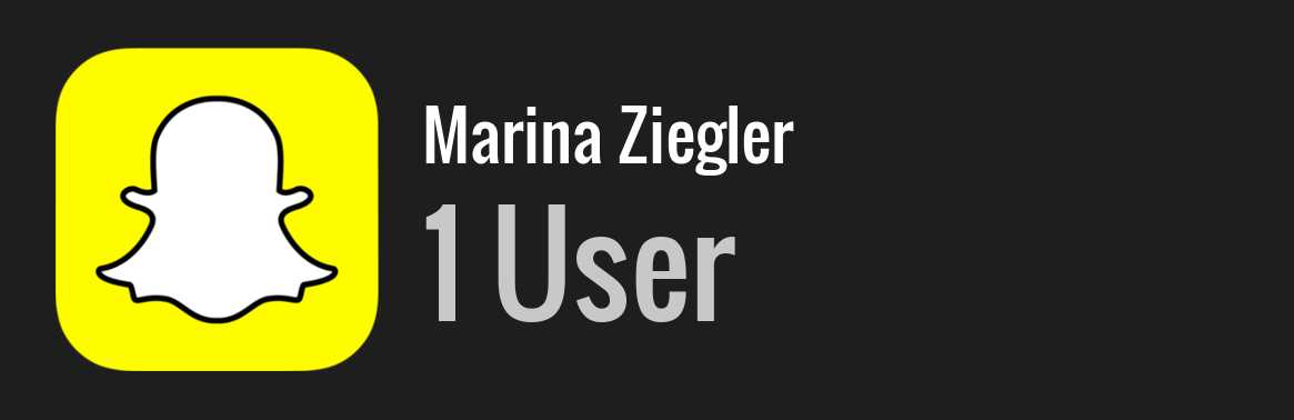 Marina Ziegler snapchat