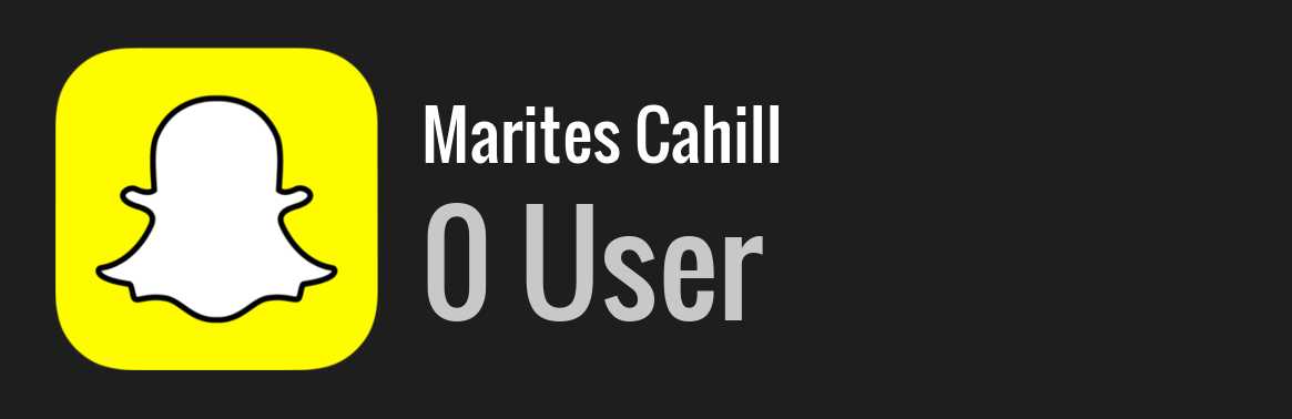 Marites Cahill snapchat