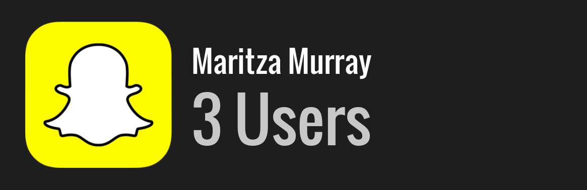 Maritza Murray snapchat