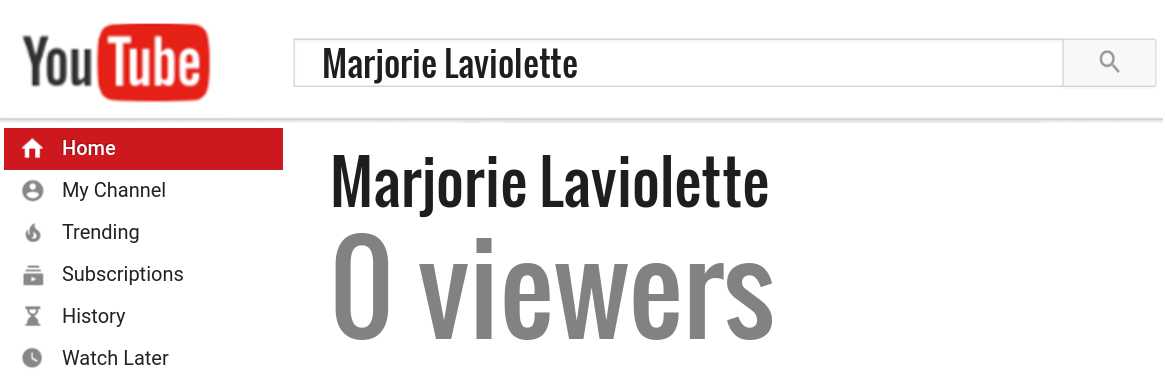 Marjorie Laviolette youtube subscribers