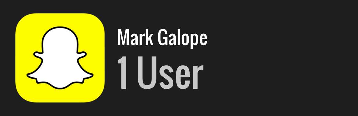 Mark Galope snapchat