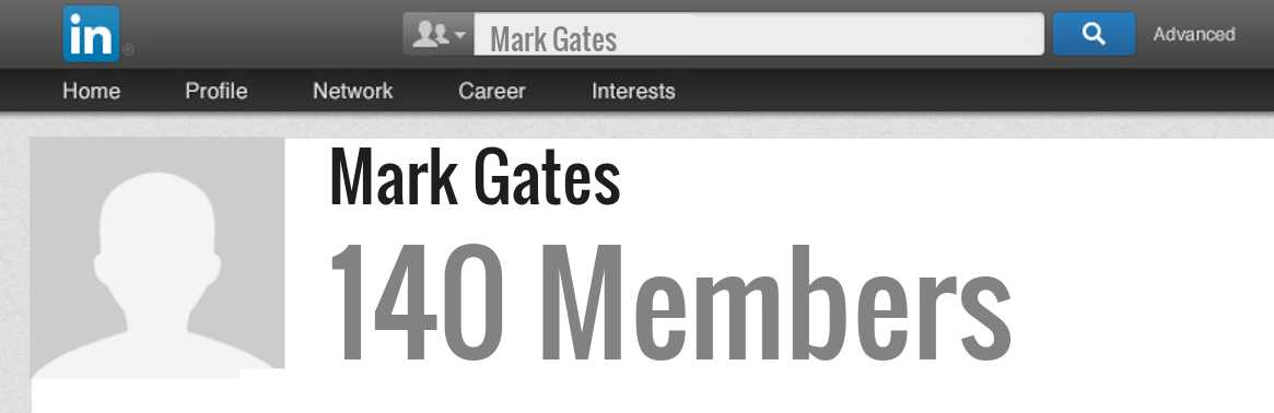 Mark Gates linkedin profile