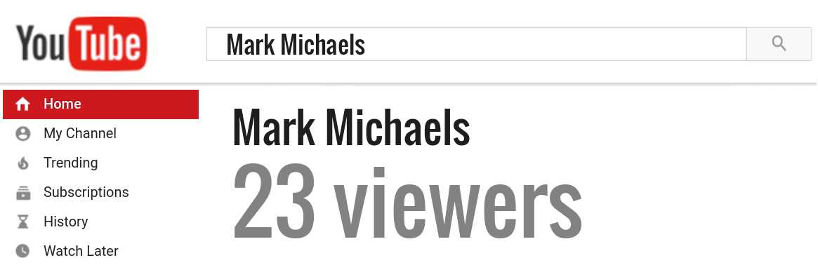 Mark Michaels youtube subscribers