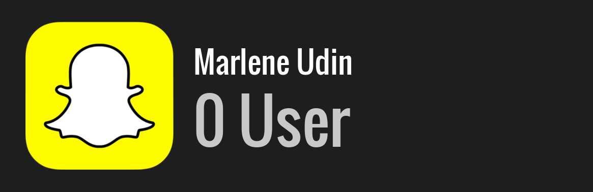 Marlene Udin snapchat