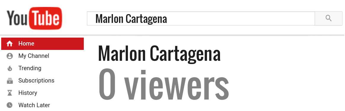 Marlon Cartagena youtube subscribers