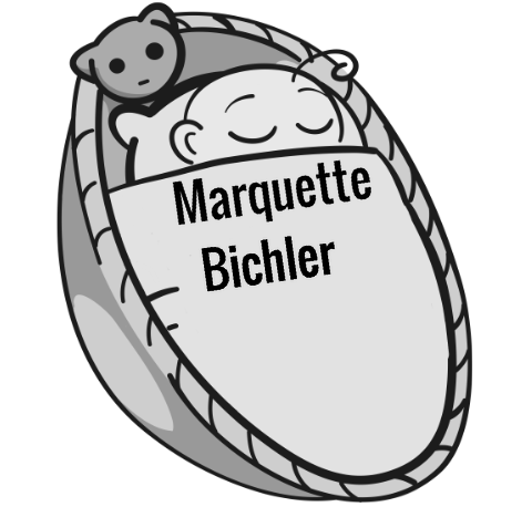 Marquette Bichler sleeping baby