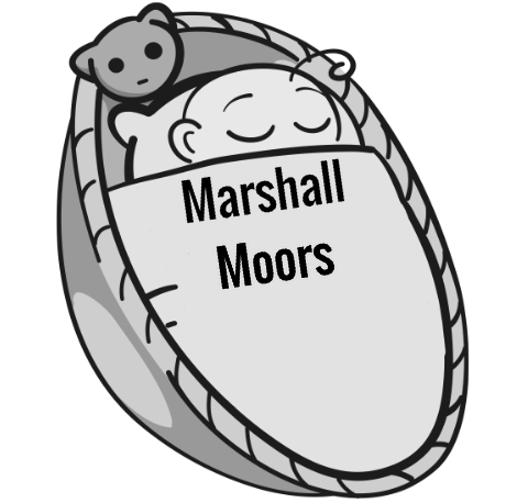 Marshall Moors sleeping baby