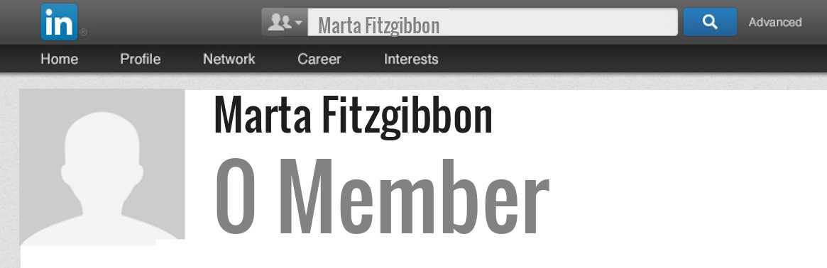 Marta Fitzgibbon linkedin profile