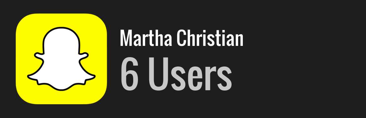 Martha Christian snapchat