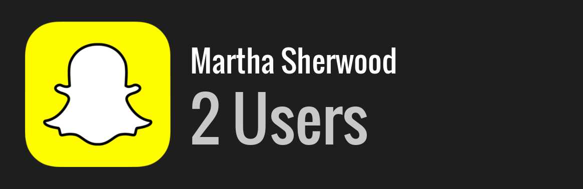 Martha Sherwood snapchat