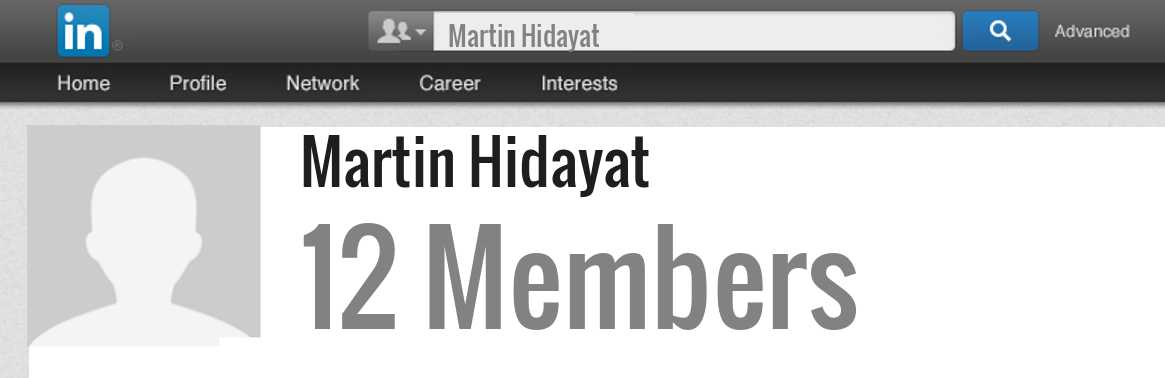 Martin Hidayat linkedin profile