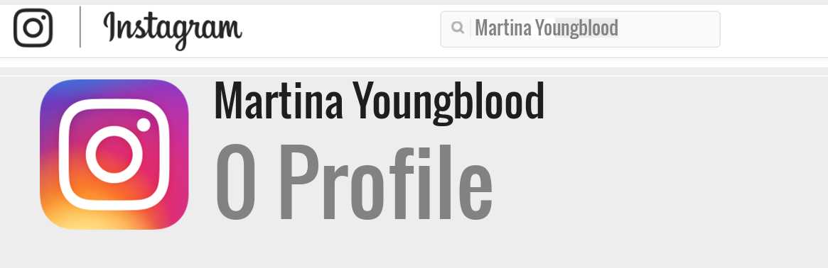 Martina Youngblood instagram account