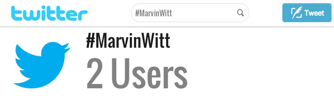 Marvin Witt twitter account