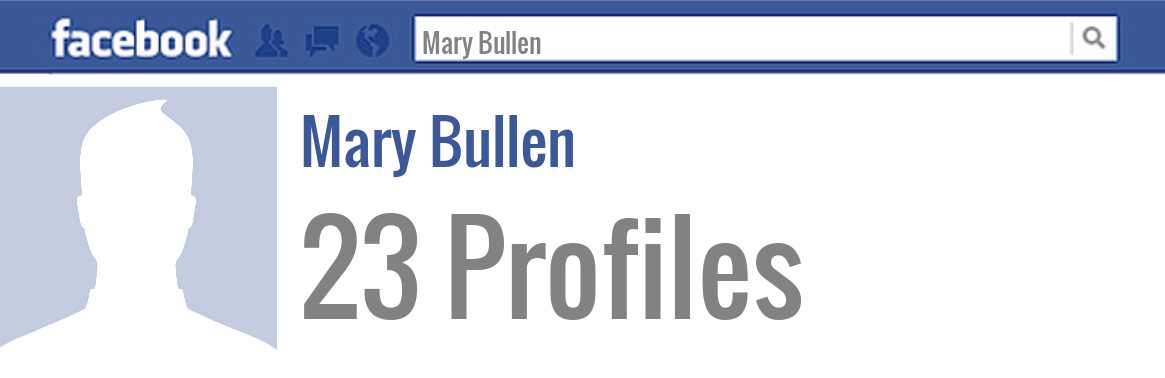 Mary Bullen facebook profiles