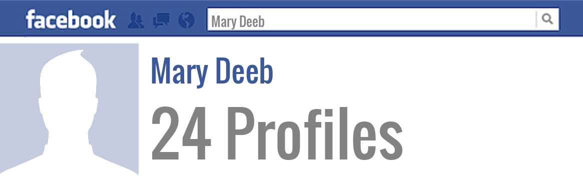 Mary Deeb facebook profiles